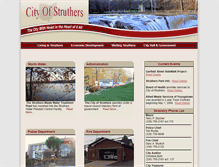 Tablet Screenshot of cityofstruthers.com